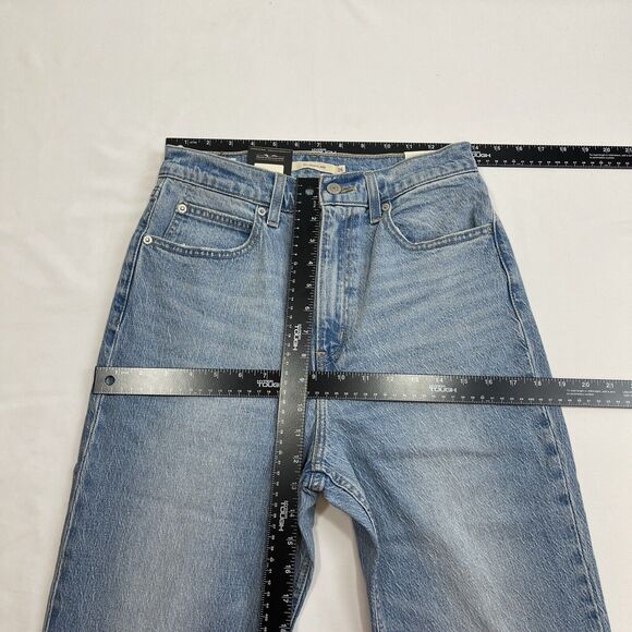 Levi's Premium 70's High Flare Jeans Women 26 Light Blue American Grunge Denim - Picture 12 of 14